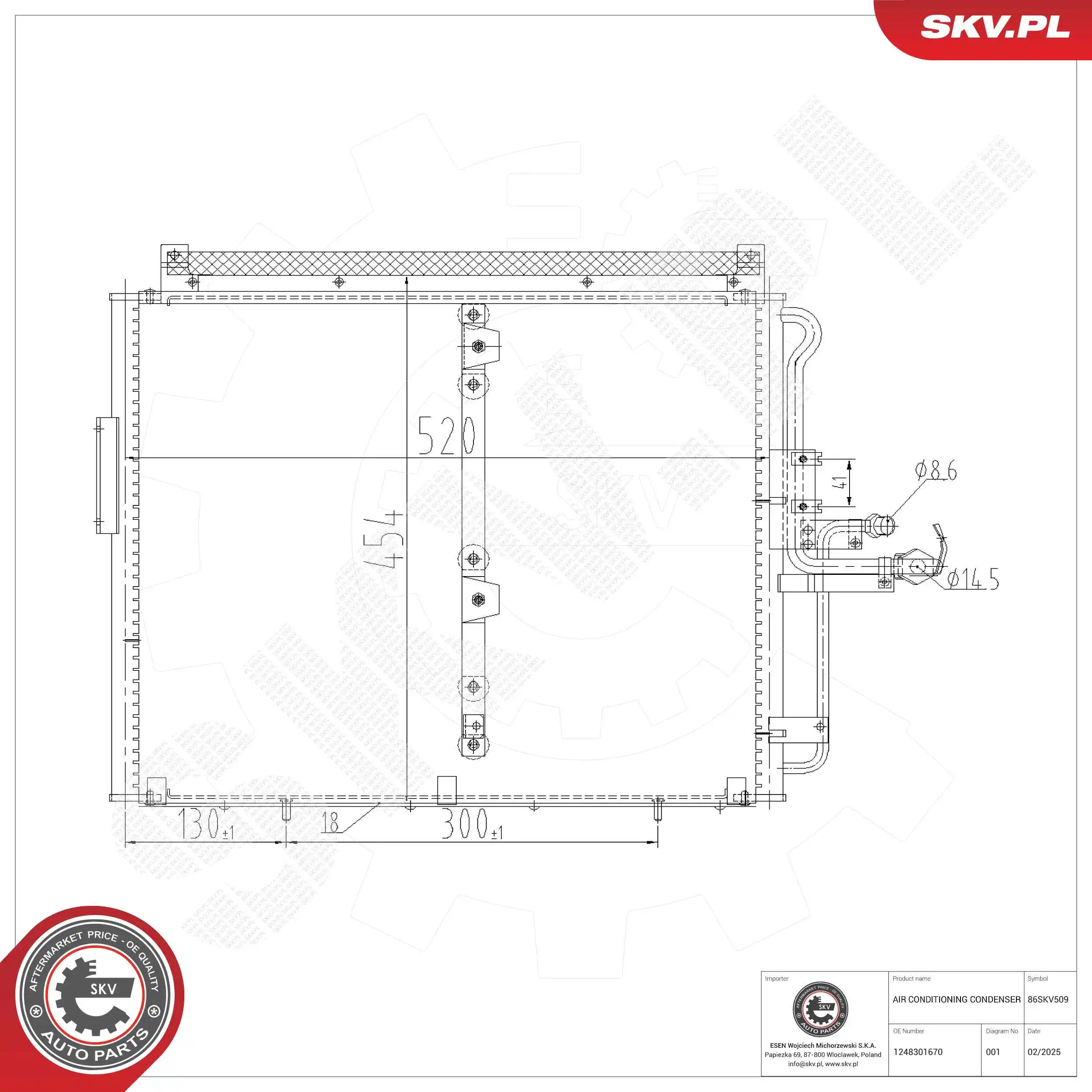 Condenser, air conditioning